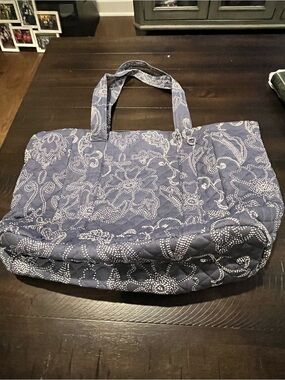 Navy Blue Universal Threads Quilted Tote Bag